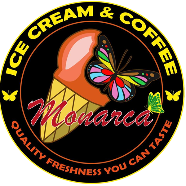 Monarca Ice Cream and Coffee logo