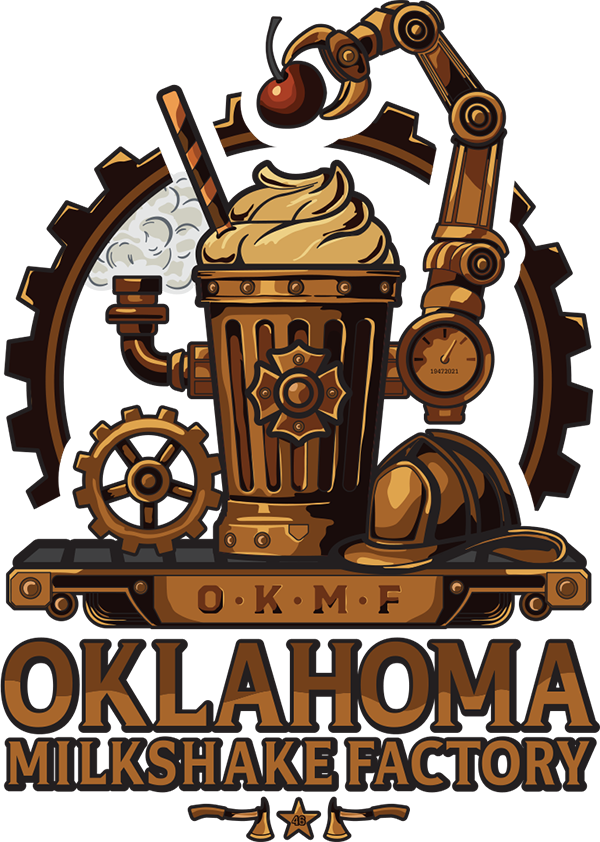 Oklahoma Milkshake Factory logo