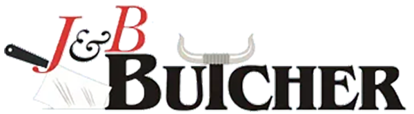 J & B Butcher logo