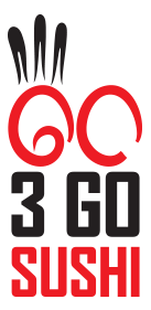 3Go sushi logo