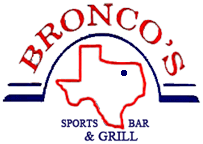 Bronco's Sports Bar and Grill logo