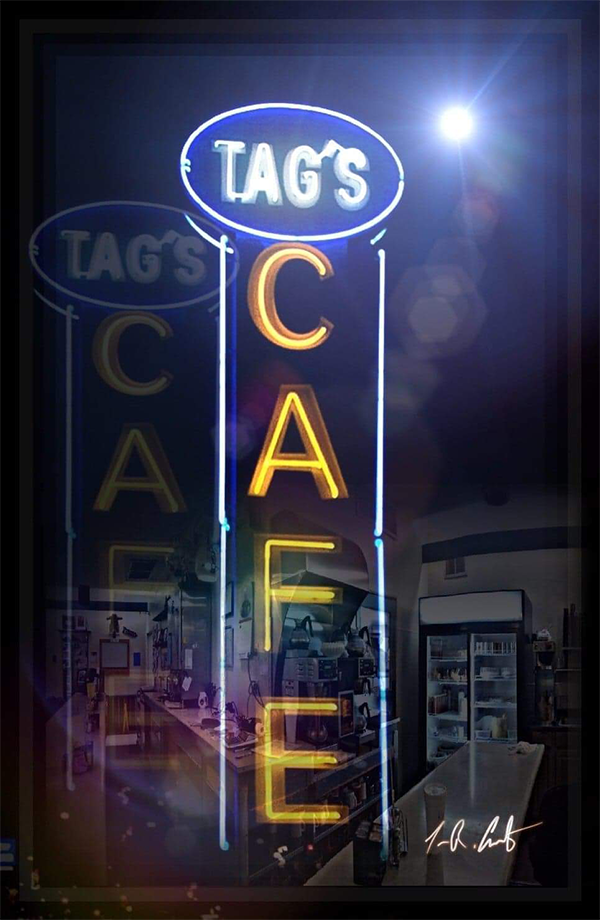 Tag's Cafe logo