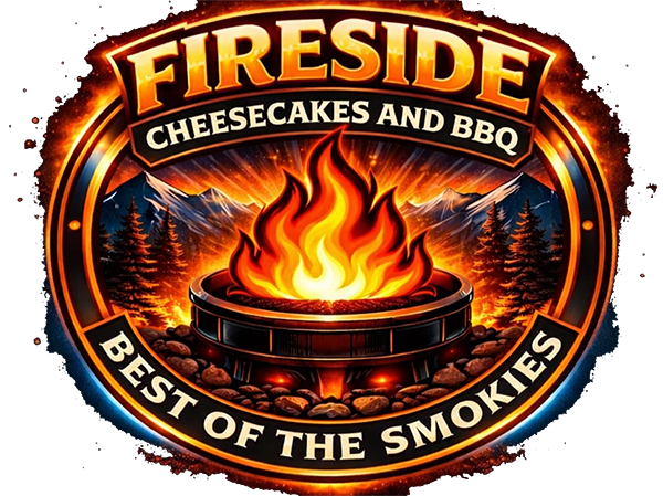 Fireside Cheesecakes & BBQ logo