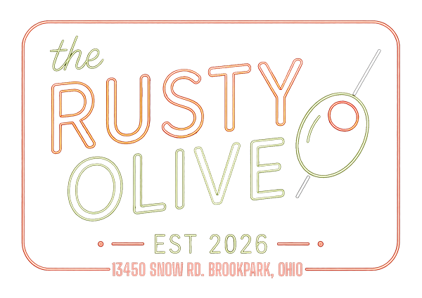 The Rusty Olive logo