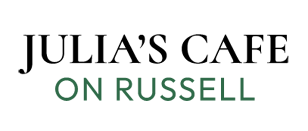 Julia's Cafe on Russell logo