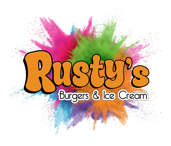 Rusty's Burgers and Ice Cream logo