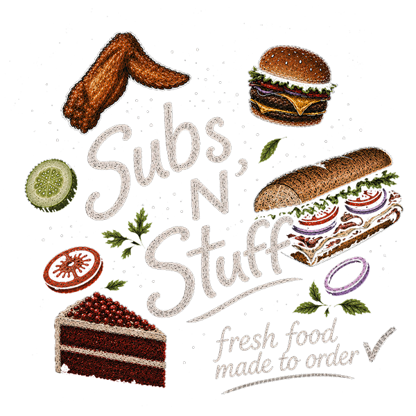 Subs N' Stuff logo