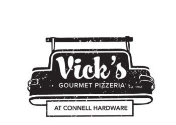 Vick's Gourmet Pizzeria logo