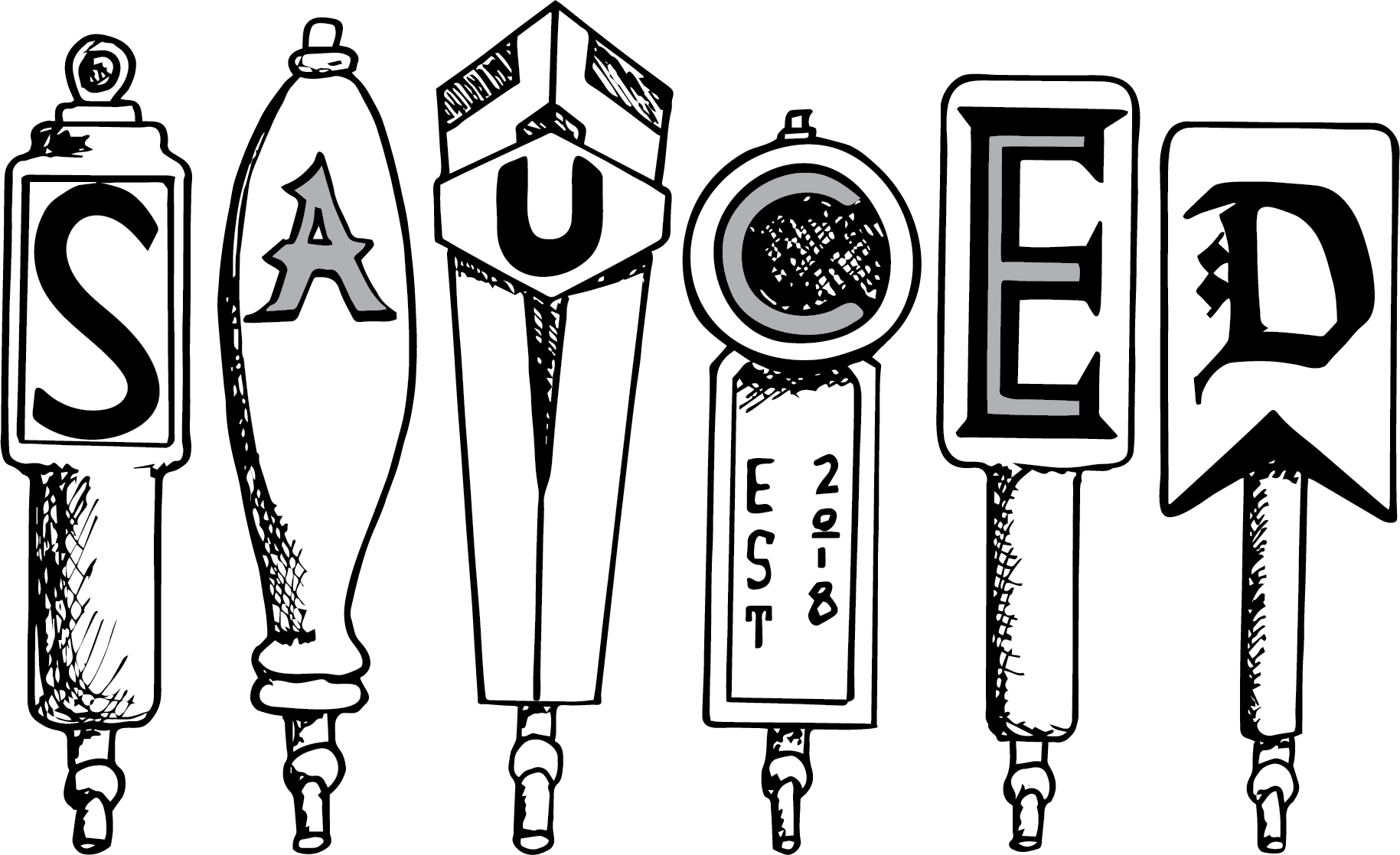 Sauced Taproom & Kitchen logo