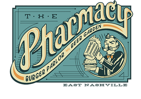 The Pharmacy Burger Parlor & Beer Garden logo