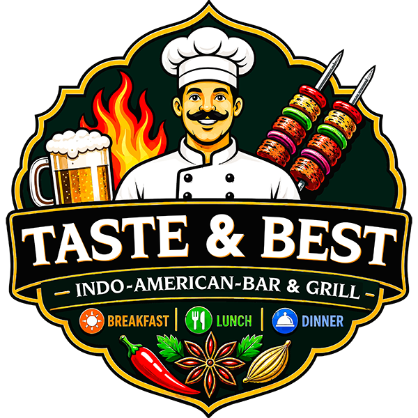 Taste & Best Indo-American Bar & Grill logo