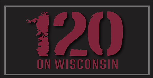 120 On Wisconsin logo