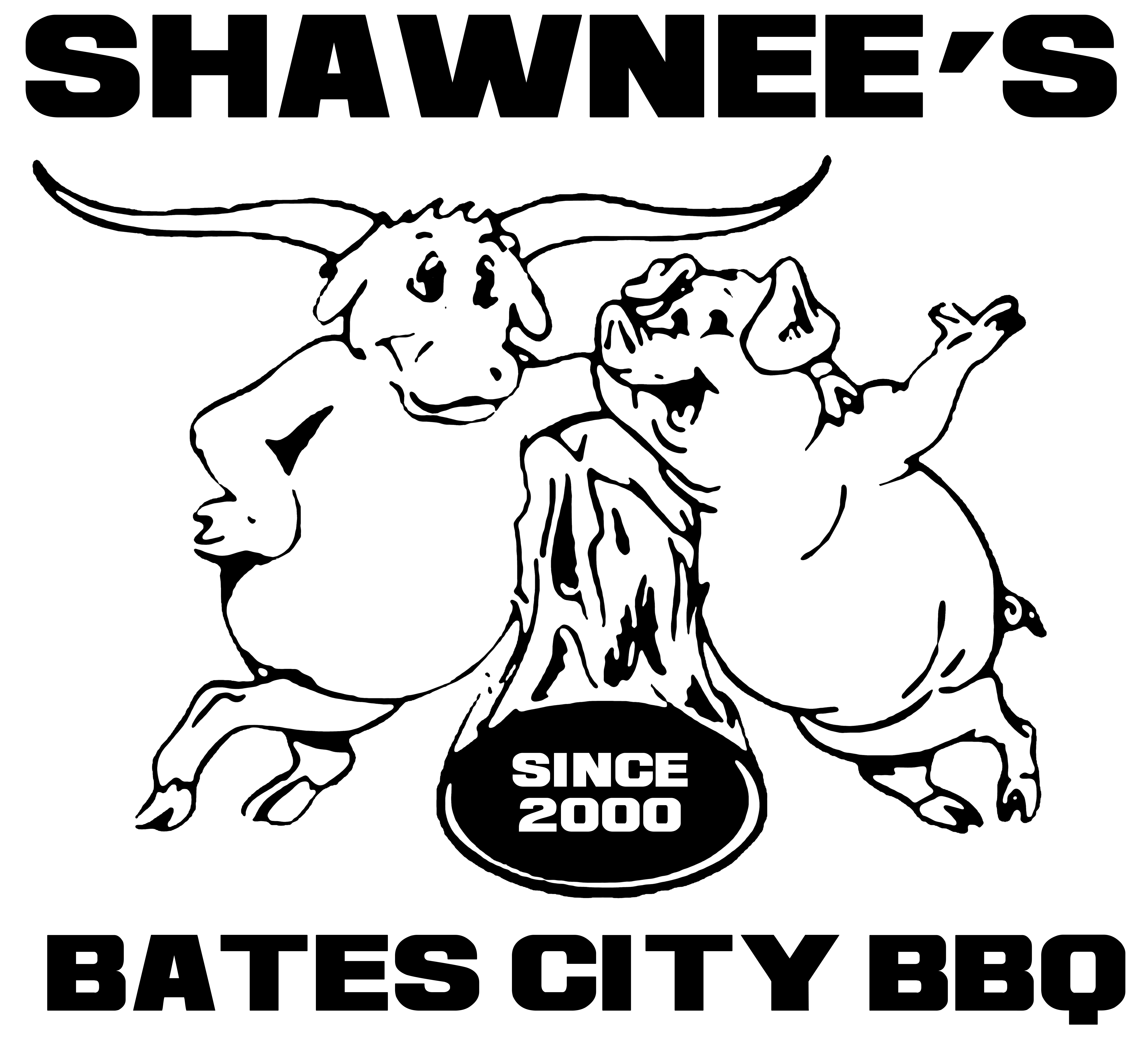 Shawnee's Bates City BBQ logo