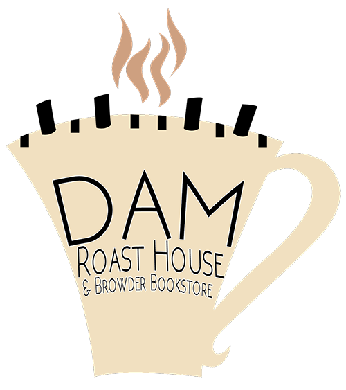 Dam Roast House & Browder Bookstore logo