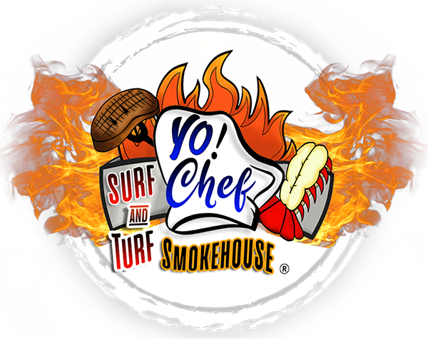 Yo Chef Surf and Turf Smokehouse logo