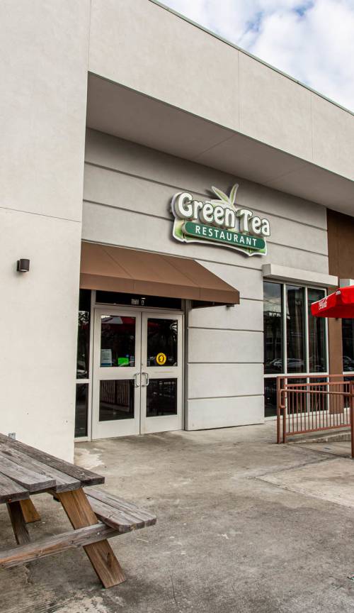 Green tea restaurant discount