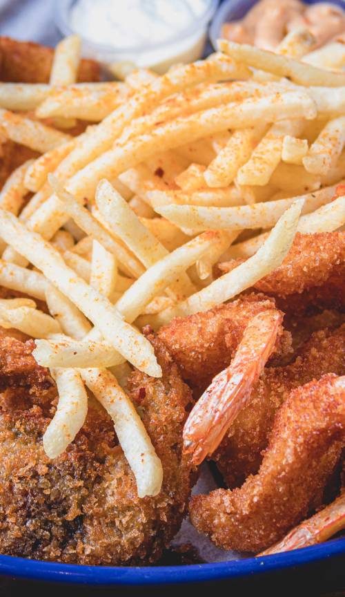 Yummy seafood top