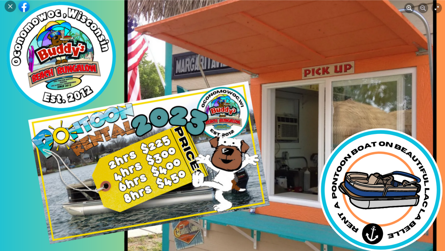 Buddy's Beach Bungalow & Buddy's Pontoon Rental Oconomowoc, WI