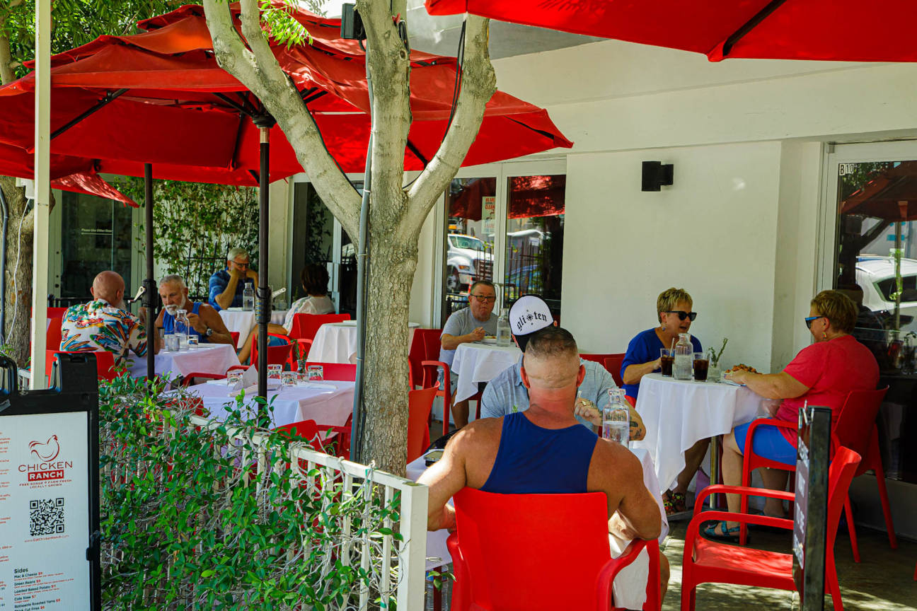 Chicken Ranch Palm Springs down town, Palm Springs, CA