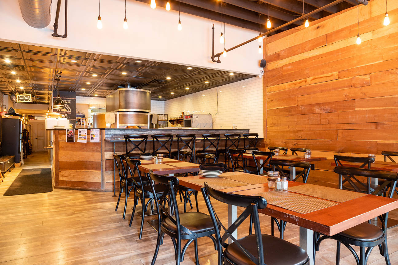 Fresh ingredients and unique toppings wood fired pizza