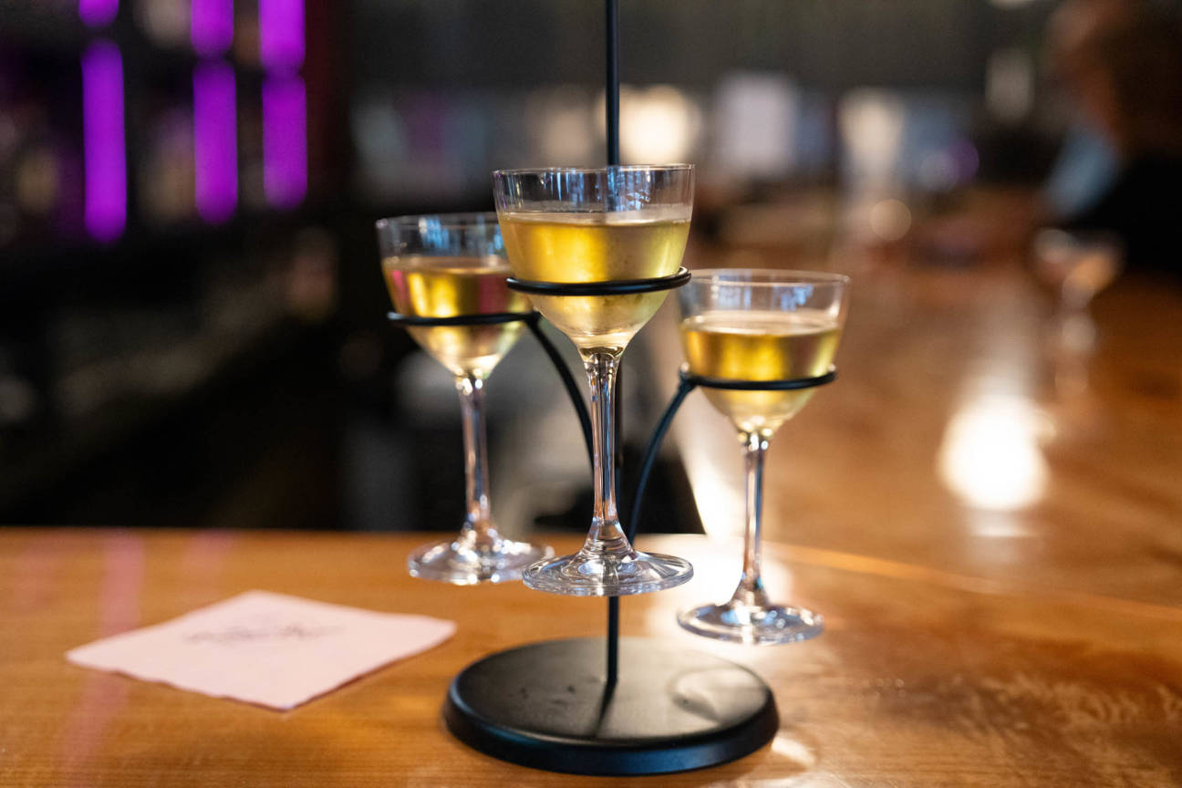 Experience the Powder Room Champagne Bar – Luxury at Every Sip