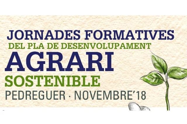 JORNADES FORMATIVES AGRARIES.