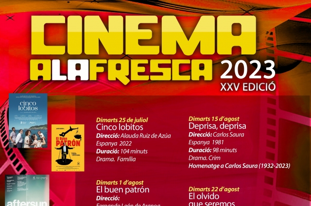 CINEMA A LA FRESCA XXV edició. 