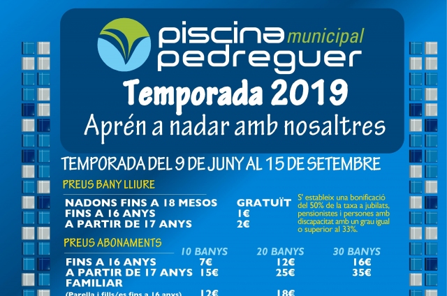 PISCINA MUNICIPAL - NATACIÓ 2019