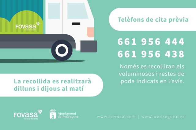 NOVETATS EN LA RECOLLIDA DE 'TRASTOS'