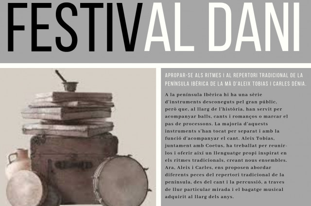 FESTIVAL AL DANI IV edició. TALLERS DE PERCUSSIÓ, CANT I CONJUNT