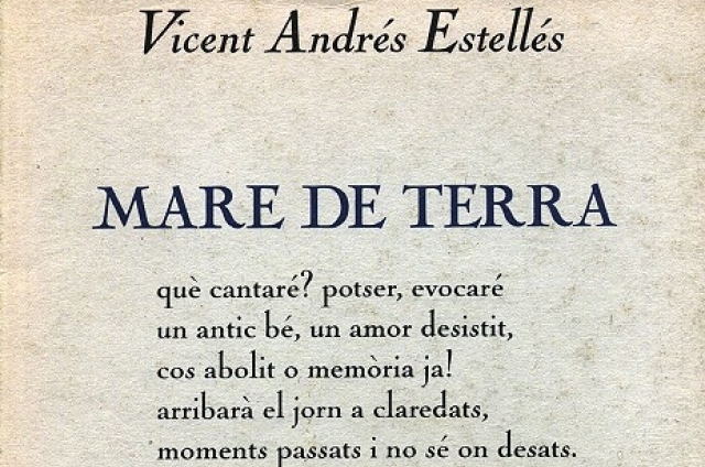 POESIA. Lectura de poemes de Vicent Andrés Estellés