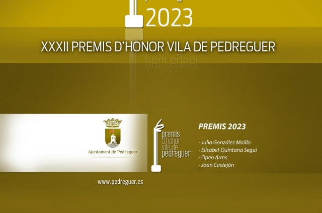 XXXII PREMIS D'HONOR VILA DE PEDREGUER