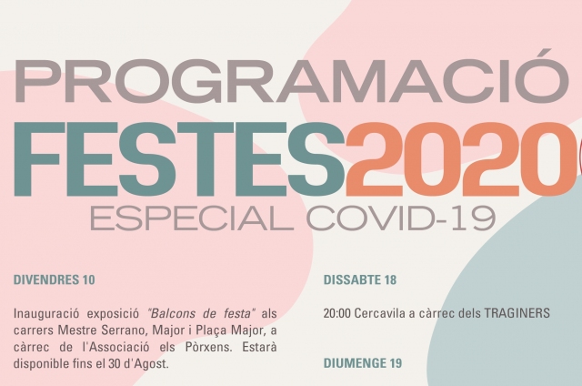 COMUNICADO Y PROGRAMACIÓN DE FIESTAS.