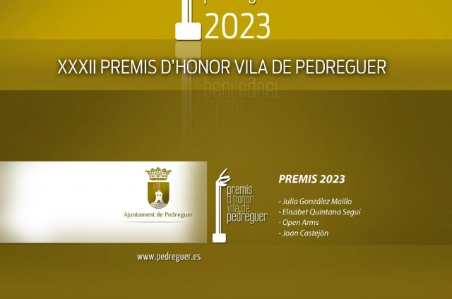 XXXII PREMIS D'HONOR VILA DE PEDREGUER. Conferència