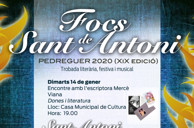 FOCS DE SANT ANTONI 2020 (XIX edició) Trobada literària, festiva i musical