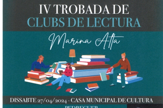 IV TROBADA DE CLUBS DE LECTURA. Marina Alta