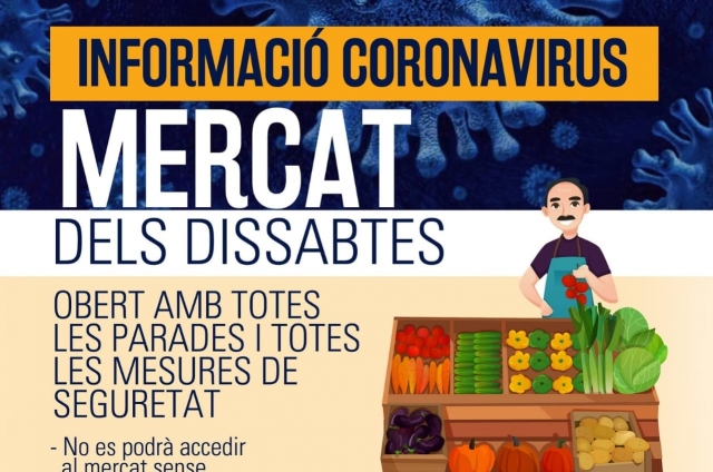 Dissabte 20 de juny es reobri el mercat al complet.
