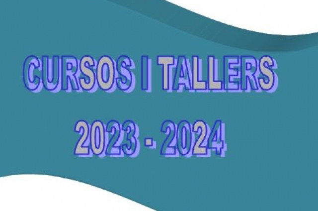 CURSOS I TALLERS 2023-2024. Ball de saló