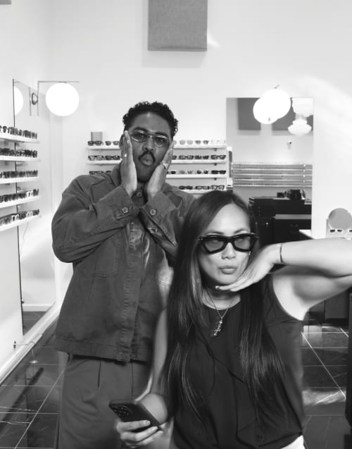 A self-portrait from Black Optical Dallas