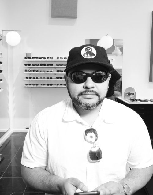 A self-portrait from Black Optical Dallas