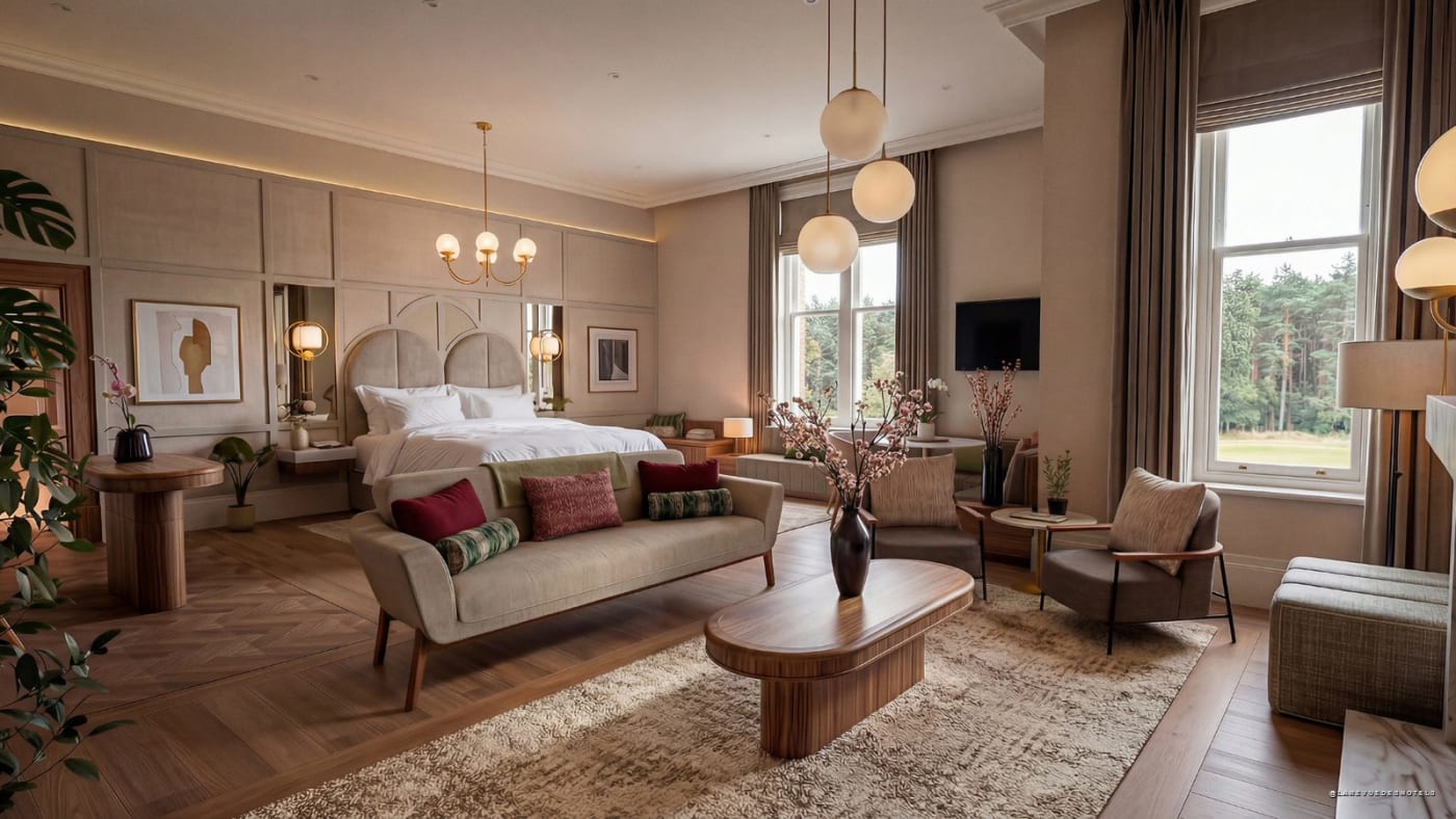 Rendu de la suite Emberfield du Old Hall de Rockliffe