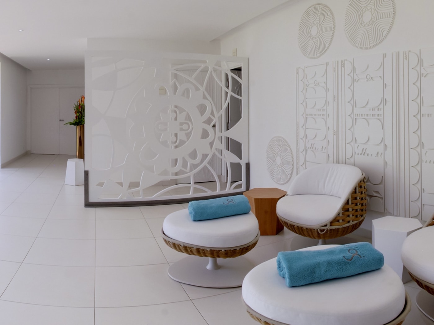 Sala de relajación del spa del Sofitel Abidjan Hôtel Ivoire