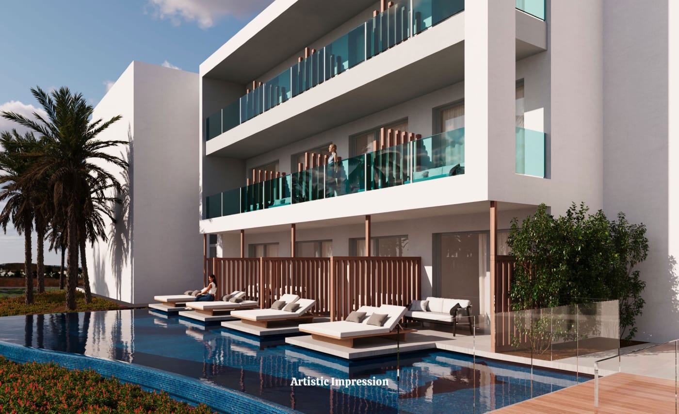Swim-up-Zimmer mit direktem Zugang zum Pool