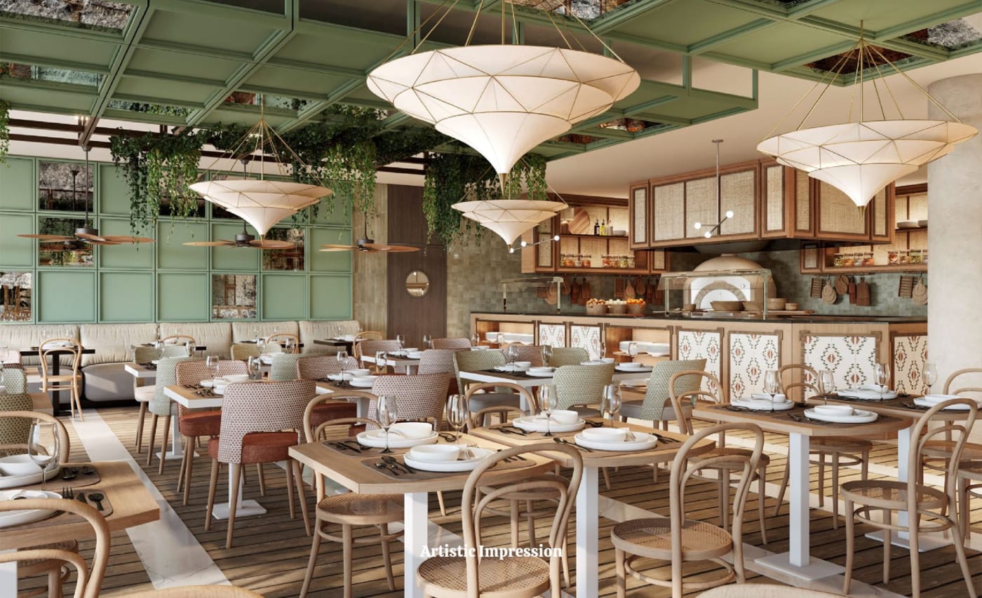 Das italienische Restaurant La Nonna des Elba Corralejo
