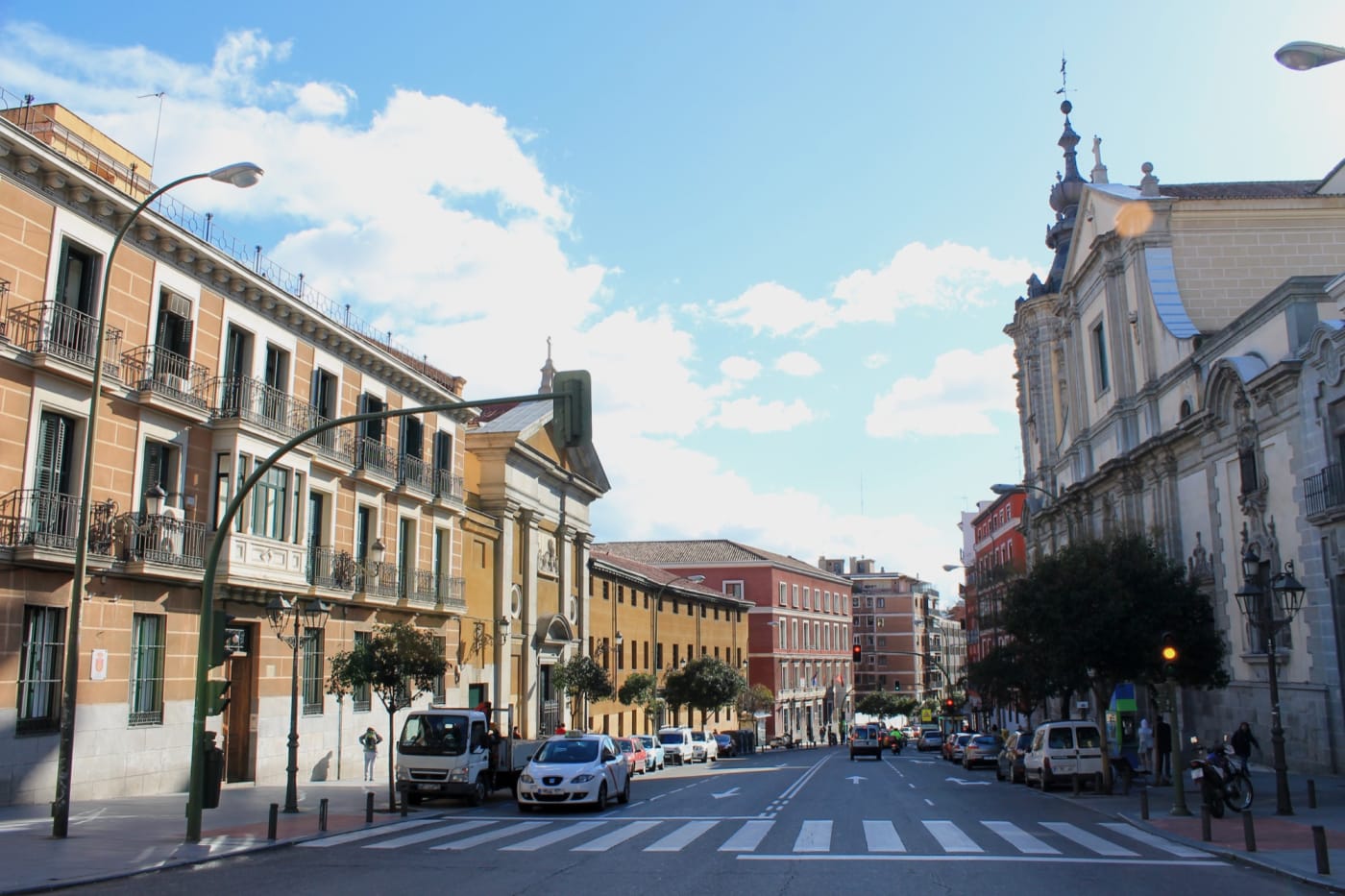 Calle de San Bernardo in central Madrid