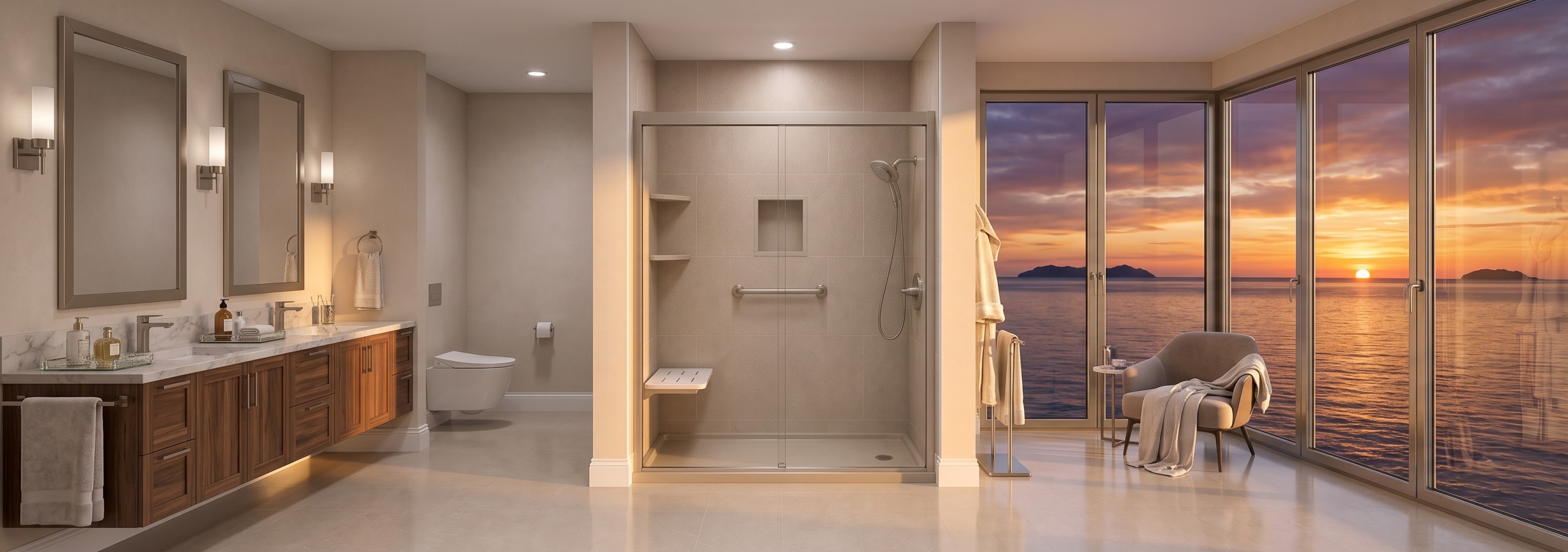 VizaBath grout-free bathroom remodel inspiration