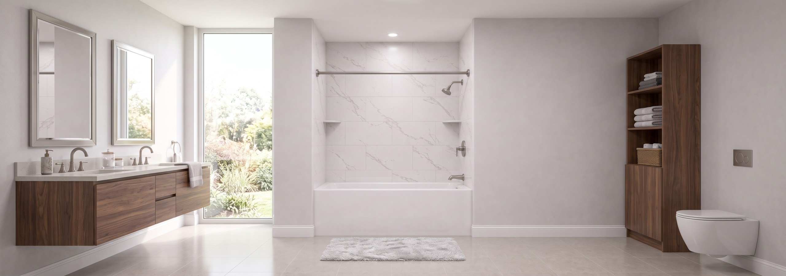 VizaBath grout-free bathroom remodel inspiration