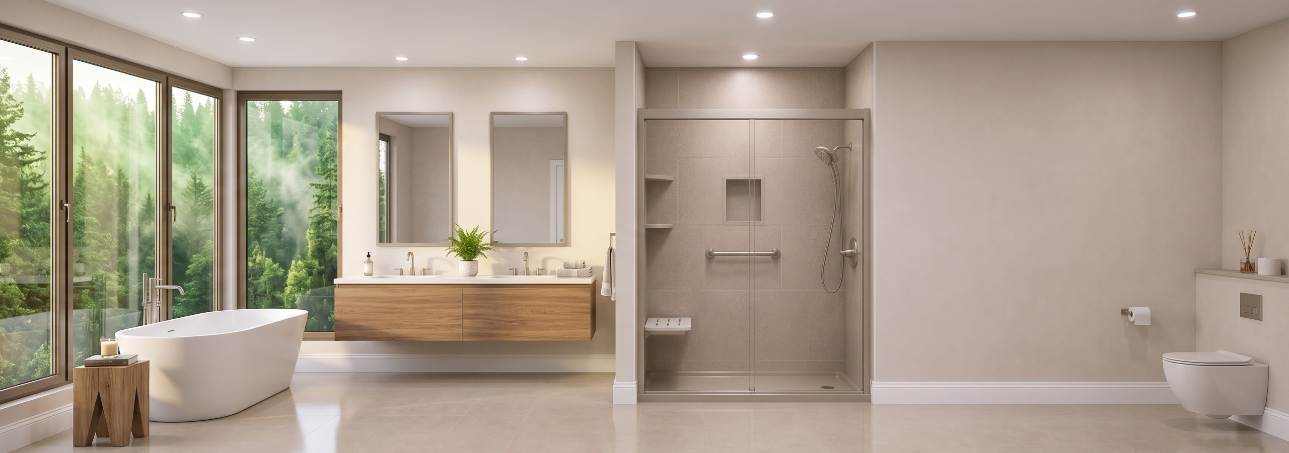 VizaBath grout-free bathroom remodel inspiration