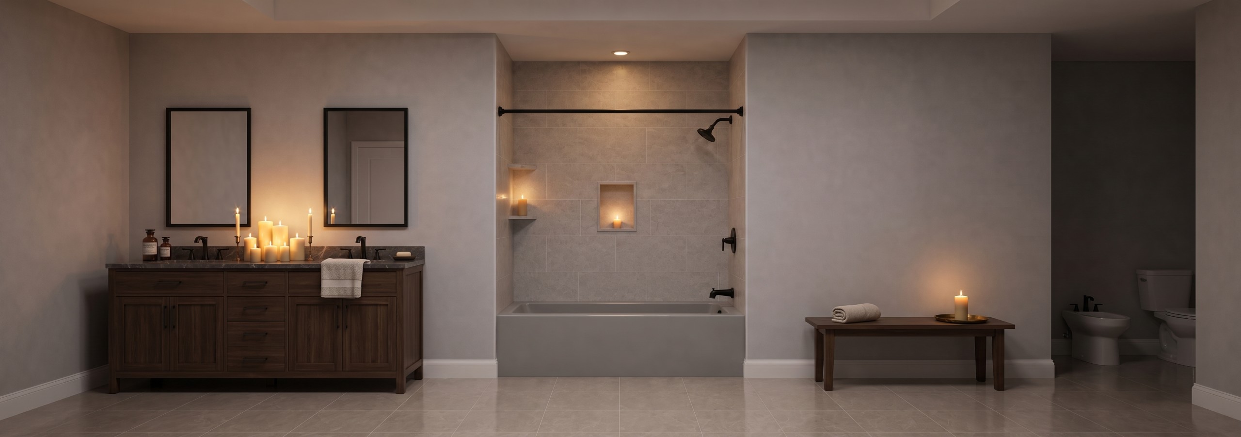 VizaBath grout-free bathroom remodel inspiration