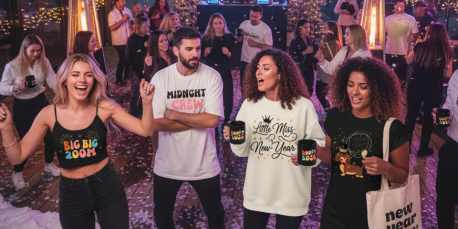 Personalized Apparel to celebrate New Year’s Eve 